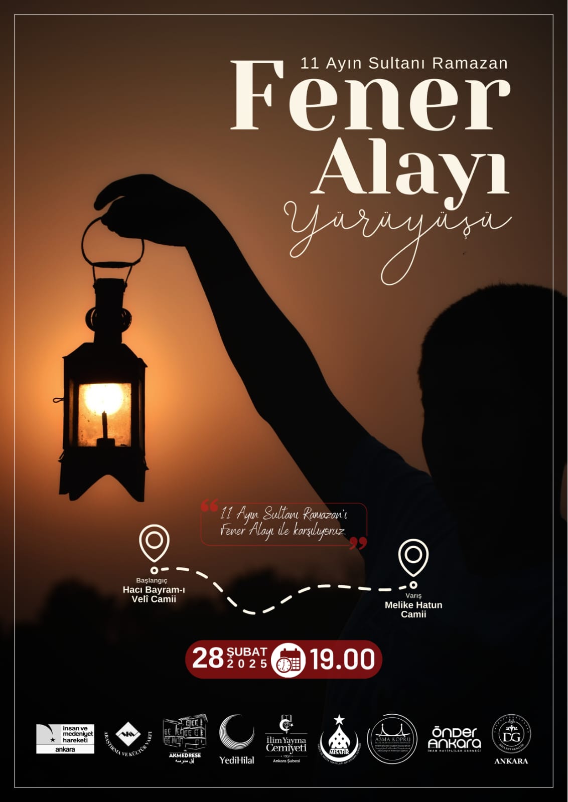 Onbir ayın sultanı Ramazan-ı Şerif’i Fener Alayı ile karşılıyoruz.